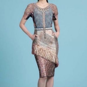 Byron Lars beachcomber sheath dress NWOT